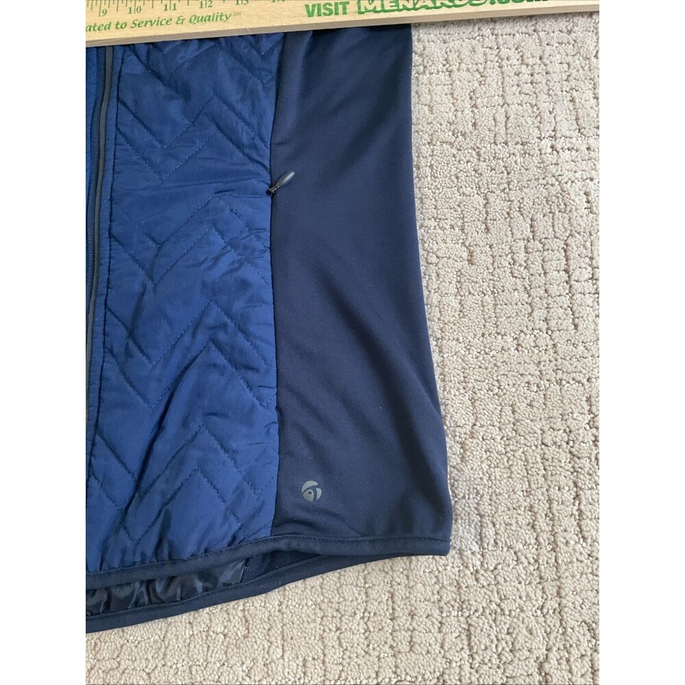 Active Essentials By Tchibo Blue Vest Jacket Light Weight Zipper. Size Med. EUC - Picture 8 of 11